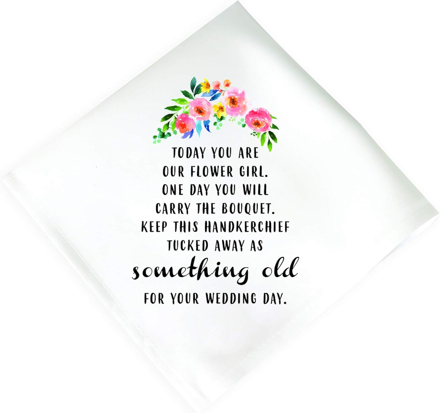 gift from flower girl to bride and groom