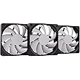 HYTE Flow FA12 Triple Fan Pack (120mm), High Performance PWM Gaming Case Fan, 1500 RPM, 4-PIN, Fluid Dynamic Bearing, White
