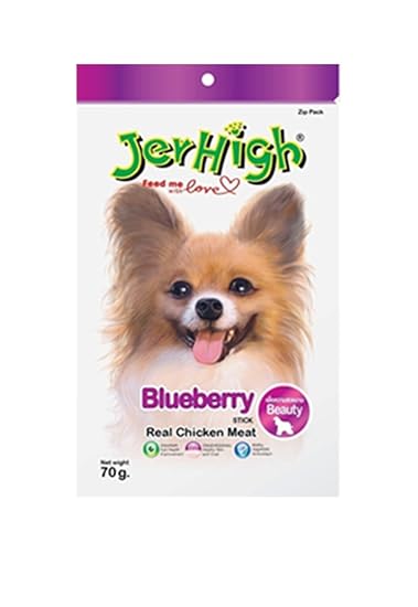 JerHigh Blueberry Stick with Real Chicken Meat, 70 g