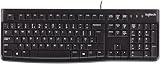 Logitech K120 Wired Keyboard for Windows UK QWERTY Black USB Plug-and-Play view 8