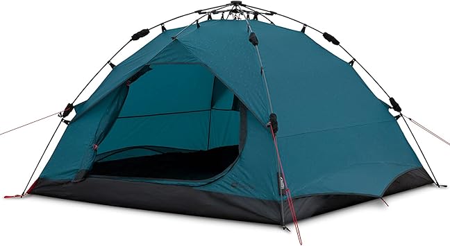 Qeedo Quick Pine 3, Tienda de Campana 3 Personas, Tienda automatica (Quick-Up-System)