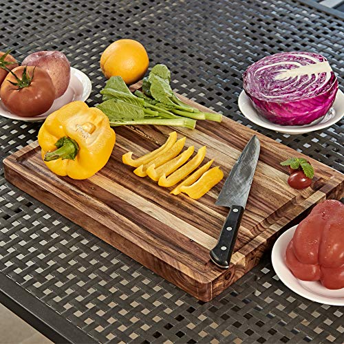 Extra Large Acacia Wood Butcher Block Cutting Board, Chopping Board