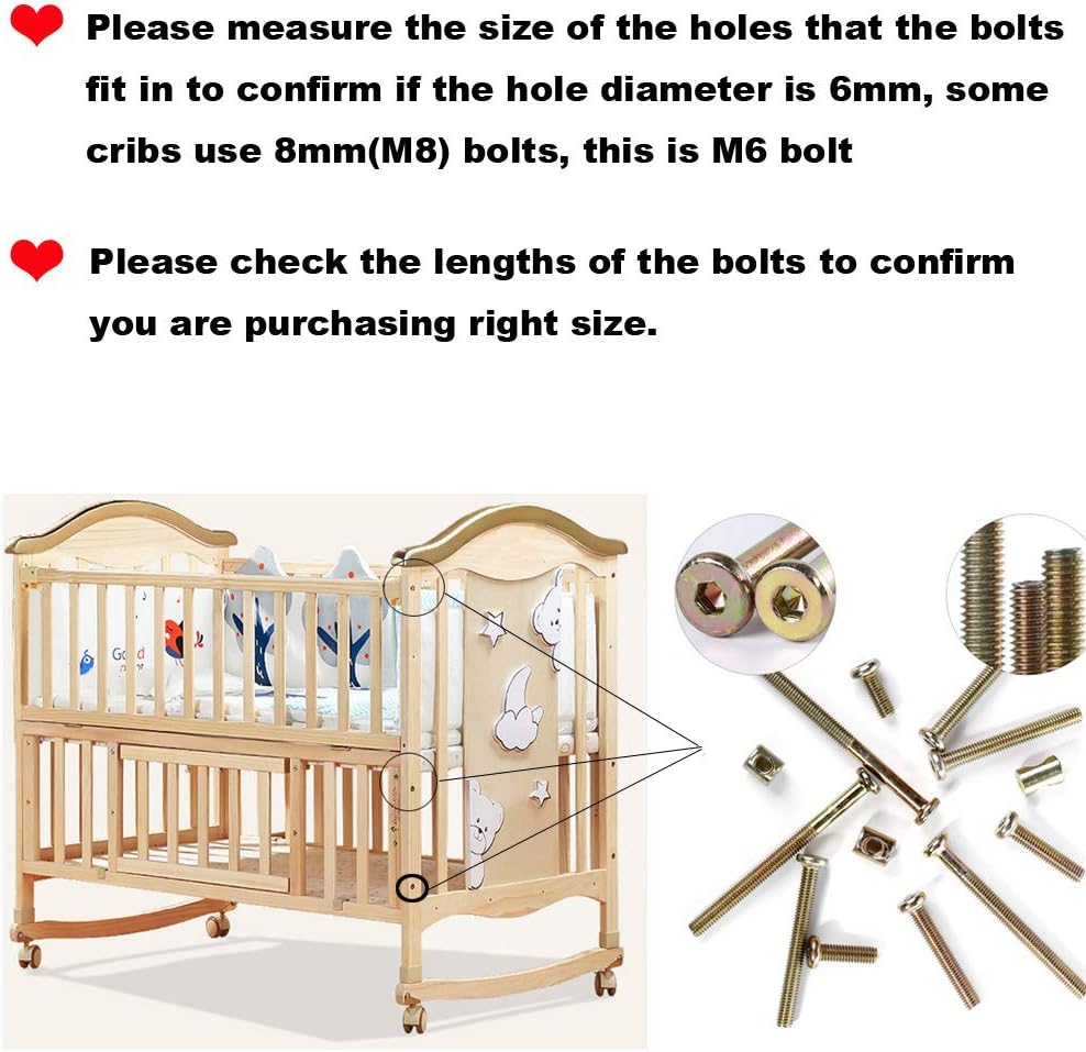 Amazon Co Jp ベビーベッド用ボルトとネジ 金具キット バレルナット 家具 赤ちゃん 幼児 ベッド用ベビーベッド用ねじ 交換部品 M6 X 30mm 12個セット Diy 工具 ガーデン Amazon Co Jp ベビーベッド用ボルトとネジ 金具キット バレルナット 家具 赤ちゃん 幼児 ベッド用ベビーベッド用ねじ 交換部品 M6 X 30mm 12個セット Diy 工具 ガーデン