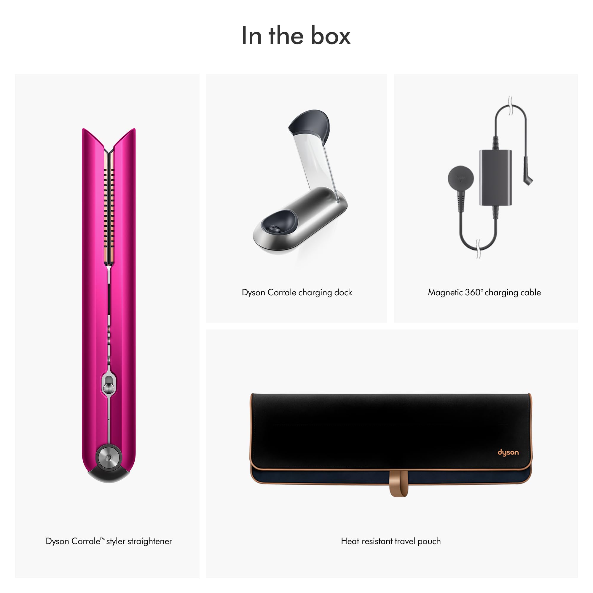 Dyson Corrale? Hair Straightener, Fuchsia/Fuchsia