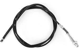 Aramox Rear Brake Cable, 75.6in Universal Rear Drum Brake Cable Motorcycle ATV Brake Wire Line for GY6 Chinese Scooter Mopeds