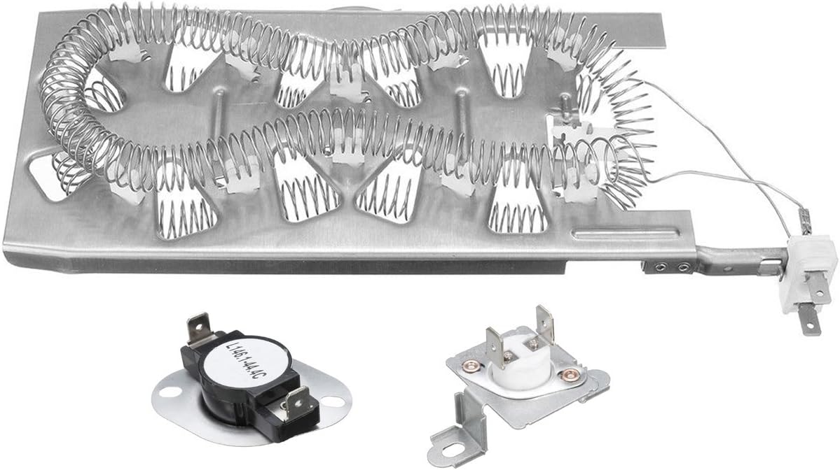 Siwdoy 3387747 Dryer Heating Element and 279973 Thermal Cut-Off Fuse & Thermostat Kitย Compatible with Whirlpool Maytag Dryers