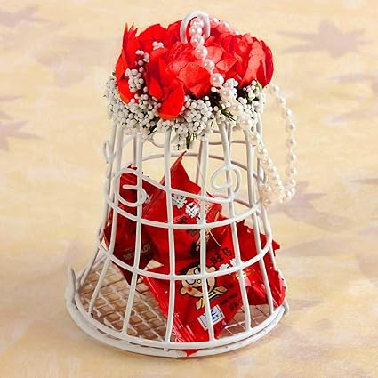 Kaiqiang Uk Boîte à Dragées Candy Box Fer Blanc Cage à