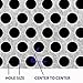 Online Metal Supply Galvanized Steel Perforated Sheet, Thickness: 0.034 (22 gauge), Width: 12