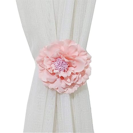 Buy 2 Pcs Of Creative Curtain Tiebacks Creative Artificial Flower