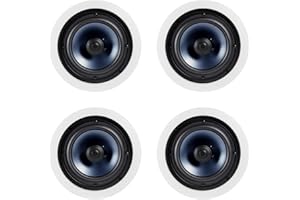 Polk Audio RC80I 2 Way in Ceiling Speakers - 4 Pack (White)