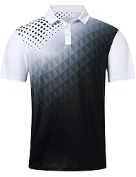 uideazone Mens Polo Shirt Slim Fit Golf Shirts