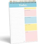 SWEETZER & ORANGE S&O Daily Planner Notepad 52-Page Turquoise Coiled Organizer
