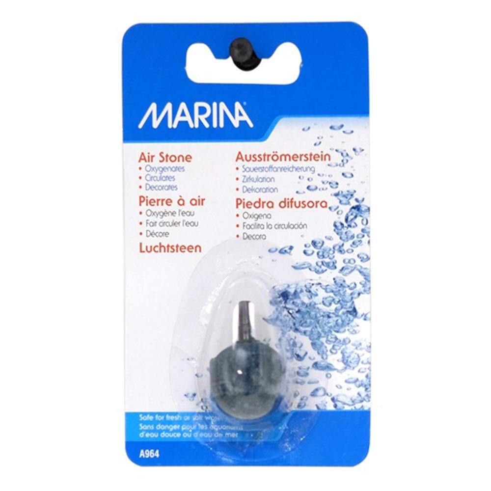 Marina Aquarium Fish Tank Air Stone Aquarium Fish Tank Air Flow Pump Small 1 Pack