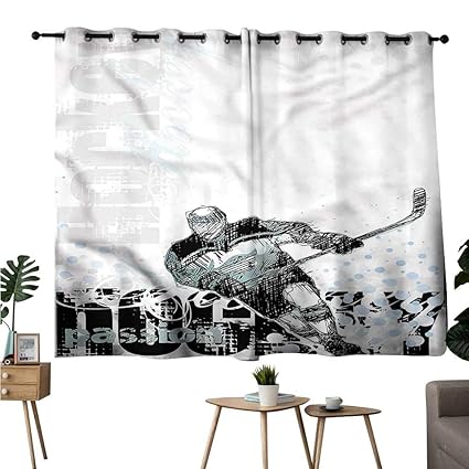 Amazon Com Diycon Polyester Curtain Hockey Professional