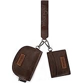 Wrangler KeyChain Wallet Wristlet Wallets for Women Dual Pouch Wristlet Rfid Blocking Credit Card Holder Wallet
