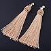 MELUOGE Handcraft gorgeous Long Tassel Drop Dangle Earrings For Wedding Party Dance Jewelry 4.5