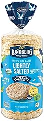Lundberg Gluten-Free Brown Rice Organic Rice Cakes Lightly Salted -- 8.5 oz