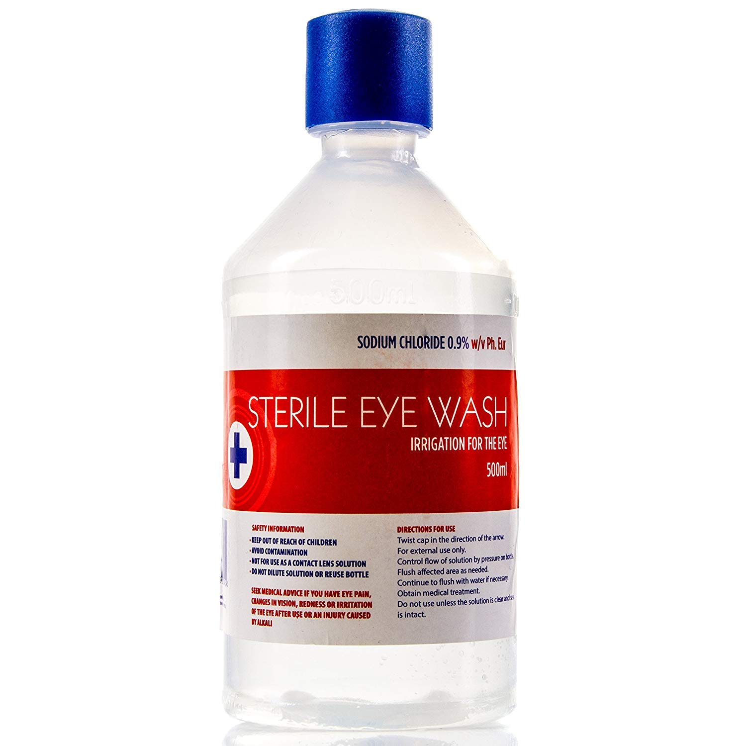 Buy 5X 500ml Eye Wash Sterile Saline Solution 0.9 Sodium Chloride