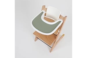Gembebe Silicone Tray placemat Compatible with Stokke Tripp Trapp High Chair Tray (Sage Green)