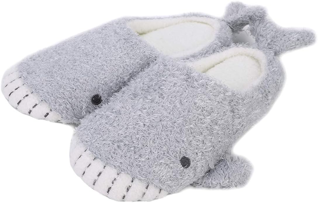 whale slippers