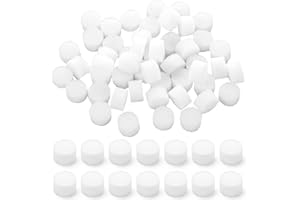 QFWDFCTRENZ 100 PCS Replacement Air Filter Sponge Nebulizer Filters Replacement Round Sponge Air Filter Replacements for Compressor System Accessories White