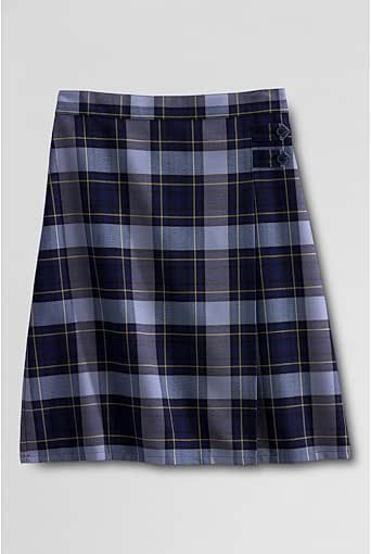 hunter classic navy plaid skirt