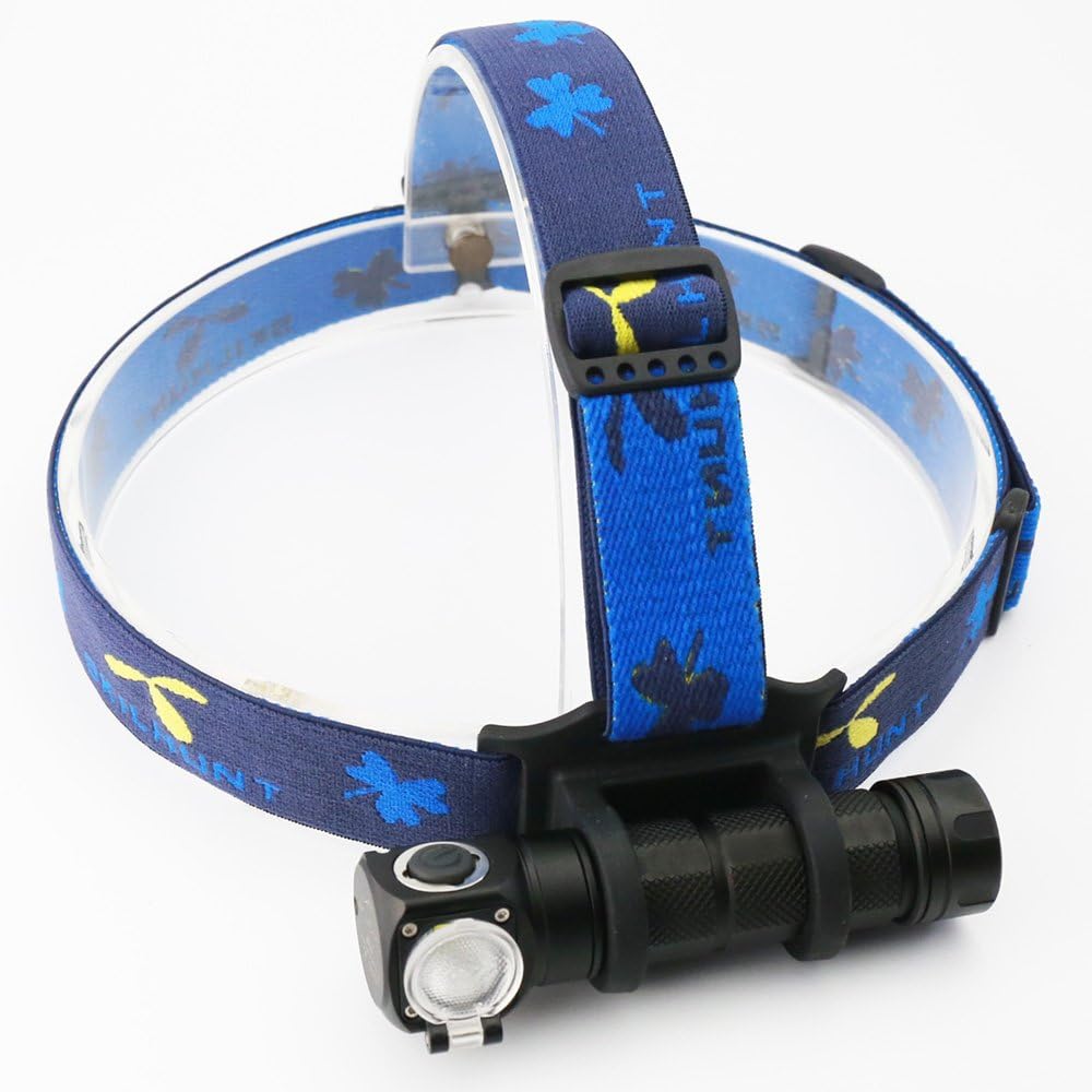 SkilHunt H03F High Power Cree LED Headlamp for Outdoor Sports, Hands-Free Camping Waterproof Headlight, Detachable Headlamp, Brightness Cool Light Flood Lens and Reflector Spot