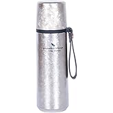 Boundless Voyage Titanium 17 fl oz/510ml Vacuum Water Bottle - Double-Walled, Lightweight, Leak-Proof Sport Bottle for Travel, Outdoor, Office
