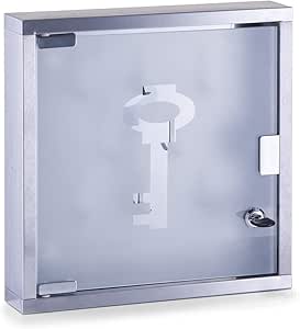 Zeller-Present - Armario para Llaves con Puerta de Cristal: Amazon.es: Hogar