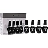 Cuccio Veneer Treatment Pack – Complete LED/UV Gel Polish System, Includes Prep, Fuse, Base, and Top Coat, 13 mL Each