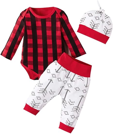 red newborn pants