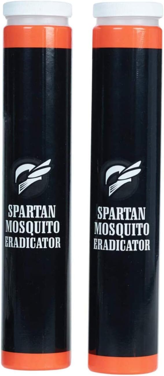 SPARTAN MOSQUITO ERADICATOR - Whole Yard Outdoor Mosquito Protection Solution - Mosquito Free Backyard Garden Patio (Refresh Pack - 2 Tubes)