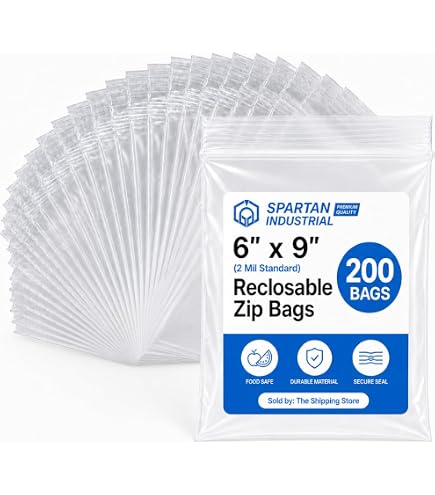 STEFANY ClearC Thermo pack 2個セット Amazon.com: Spartan Industrial - 2” X 2” (200 Count) 2 Mil Clear