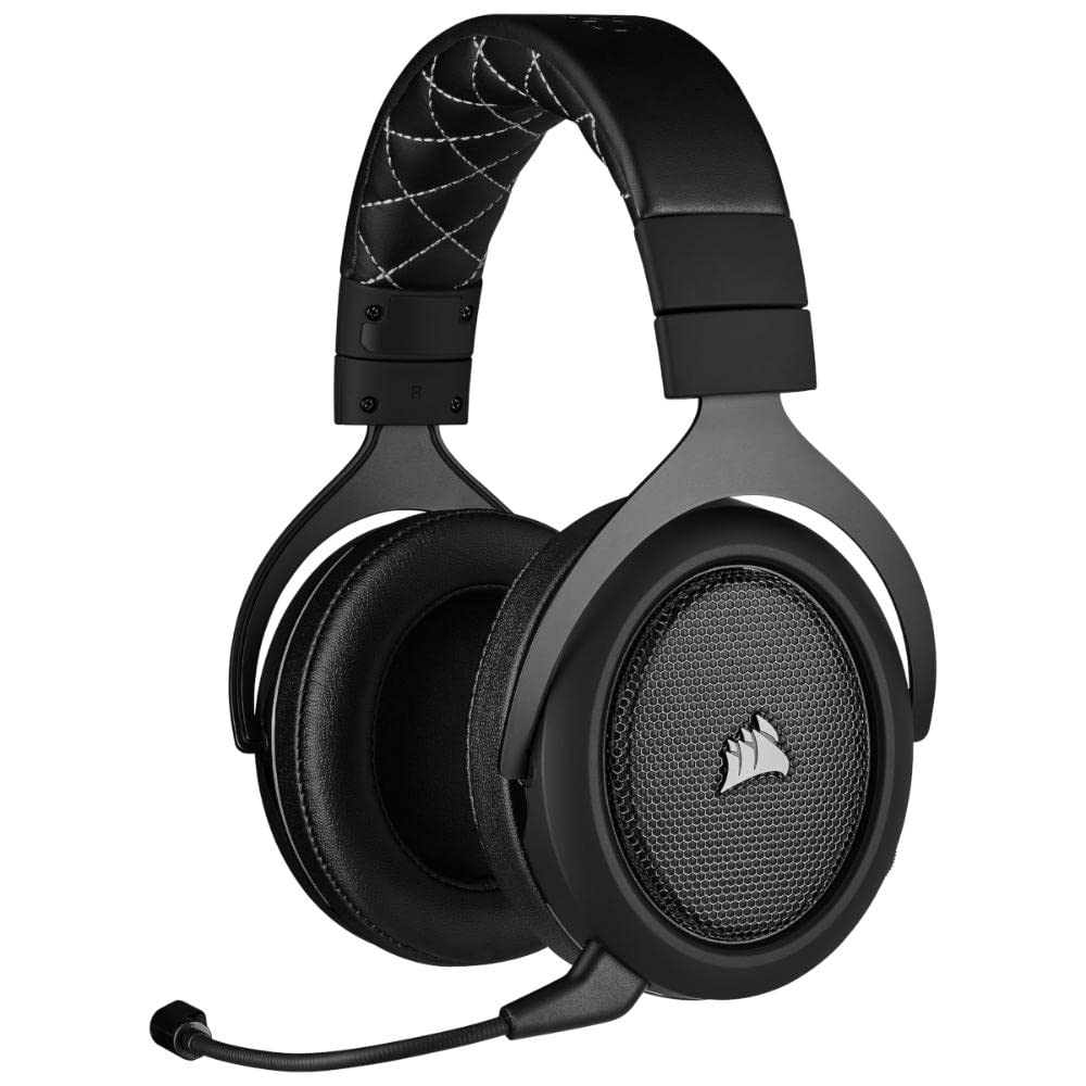 Corsair HS70 Pro Wireless Gaming Headset - 7.1 Surround Sound Headphones for PC, MacOS, PS5, PS4 - Discord Certified - 50mm Drivers – Carbon,Black