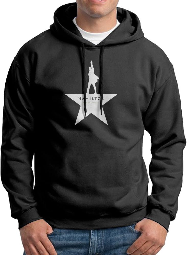 Mahus Broadway Musical Hamilton Theatre Symbol Men's Hoodie Sweatshirt
