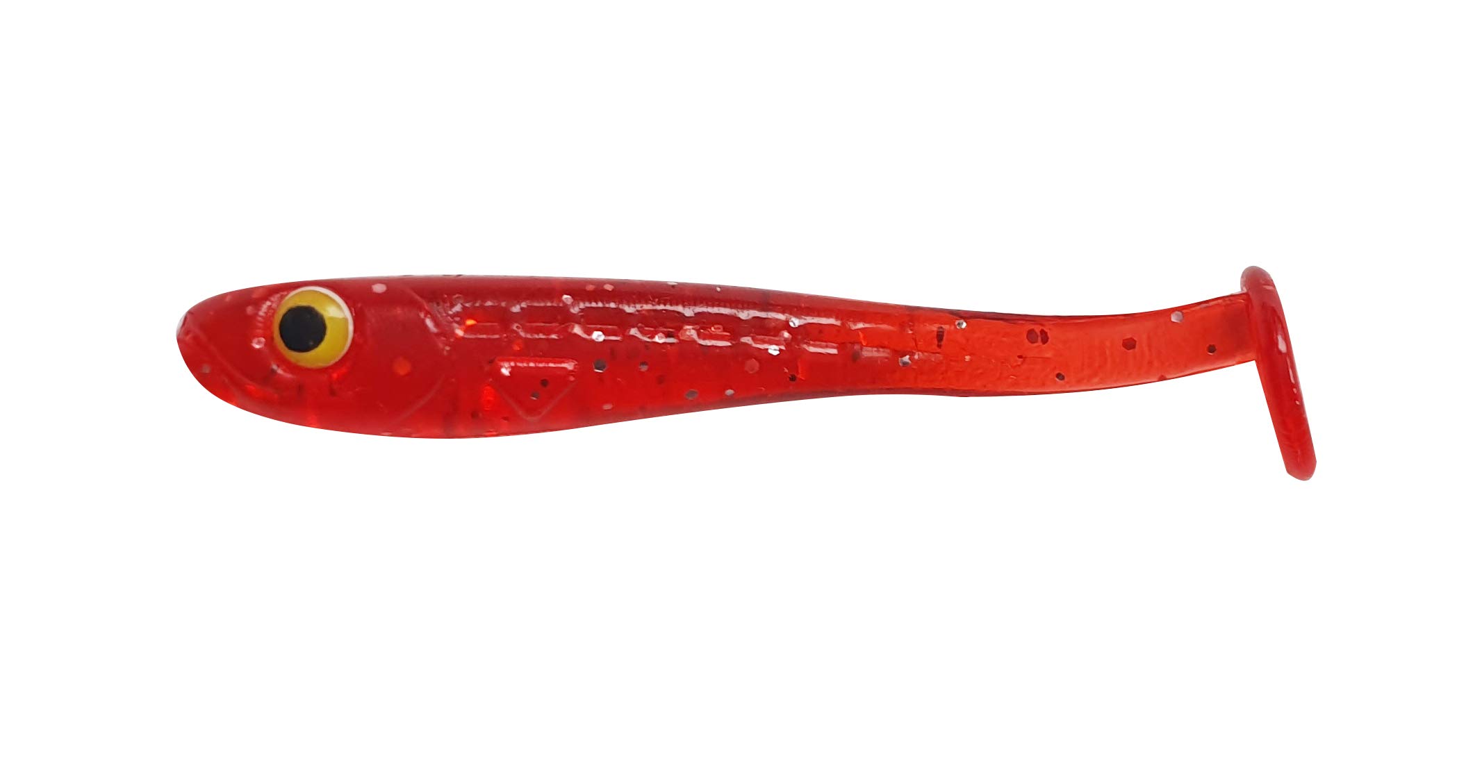 FISHIN ADDICT Micro fry fishing lures 1.5'' (38mm) 0.35g drop shot (RED DEVIL) — image 1