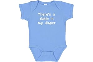 Campus Originals UNC Funny Baby There's a Dukie - My Diaper Bodysuit