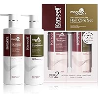 Karseell Collagen Hair Treatment Repair Conditioning, Shampoo and Conditioner Set for Dry Damaged Hair All Hair Types 16.9flo