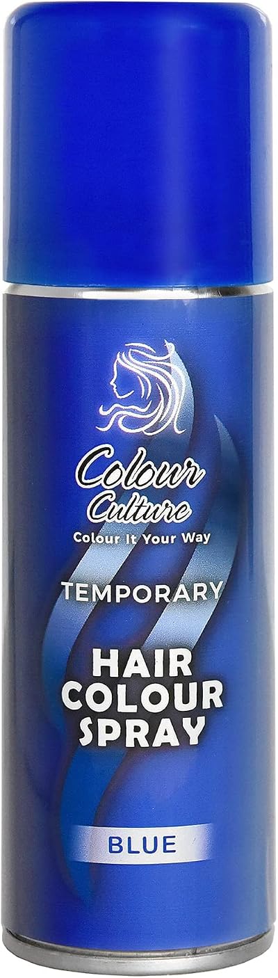 Colour Culture Colour Spray Blue 125ml Temporary Hair Dye Washable