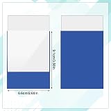 ViEinkaufen 500 Pcs Soft Card Sleeves 66 x 91 mm MTG Black White Red Purple Blue view 7