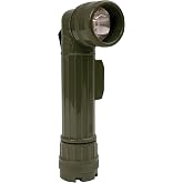 Rothco GI Type D-Cell Flashlight with Color Lenses, Olive Drab | High-Impact Plastic, Waterproof Design, 4 Color Filter Lenses, Morse Code Signal Switch, Belt Clip and Metal Ring