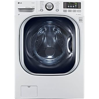 LG WM3997HWA Ventless 4.3 Cu. Ft. Capacity Steam Washer/Dryer Combination with TurboWash, TrueBalance Anti-Vibration System, NeveRust Stainless Steel Drum, Allergiene Cycle in White