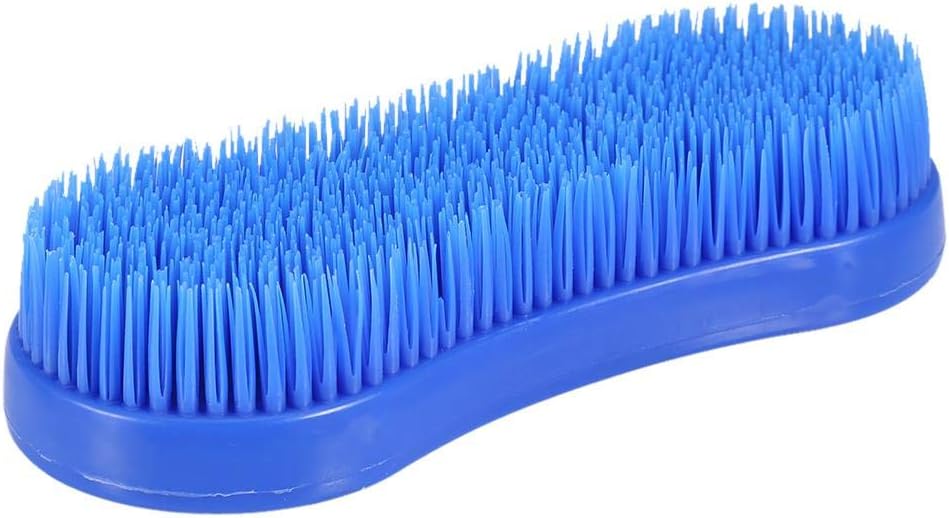 Horse Grooming Brush Professional Equine Curry Comb Horse Cleaning Brushes Soft Touch Brush for Horse Grooming Care (Random Color)