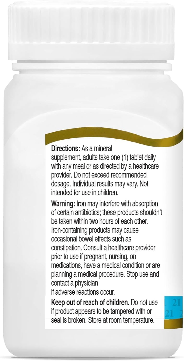 21st Century Slow Release Iron Tablets, 60 Count PACK OF 2 - Packaging May Vary