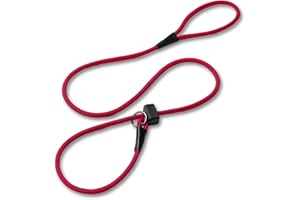 Fenrir Slip Leash 1.4m Professional Dog Training Lead to Stop Pulling, Perfect for Walks, Easy to Use, Spring Loaded Stopper,