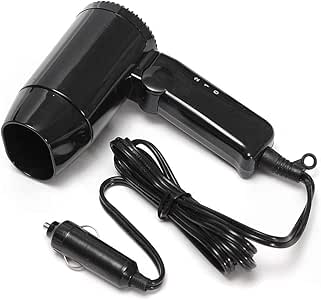 Monland Secador de Pelo Secador de Calor de Coche Dc12V 216W Soplador