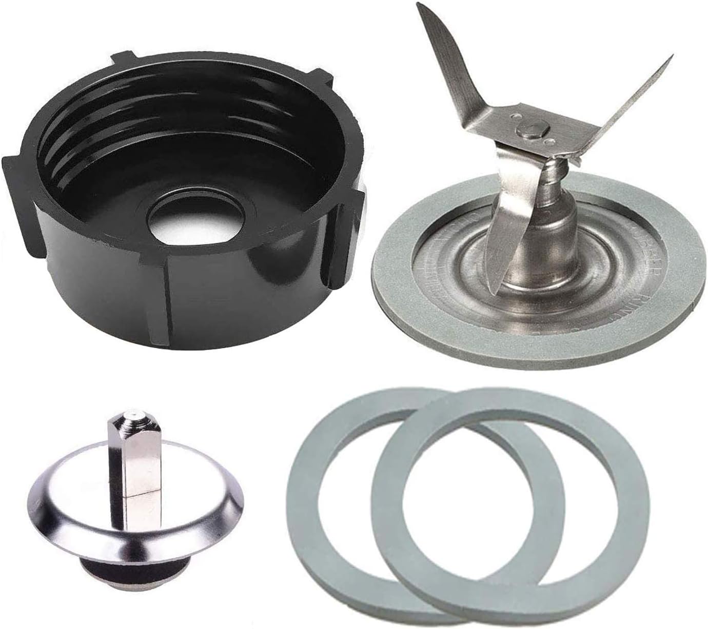 Blender Blade for Oster Osterizer with Sealing Ring Gasket Blender 4902 Blender Jar Bottom Coupling Stud Pin Kit Compatible with Oster Blender Glass Jar Replacement Kit