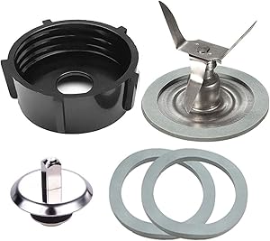 Blender Blade for Oster Osterizer with Sealing Ring Gasket Blender 4902 Blender Jar Bottom Coupling Stud Pin Kit Compatible with Oster Blender Glass Jar Replacement Kit