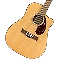 Fender CD-140SCE 12-String Dreadnought Cutaway Acoustic Electric Guitar with 2-Year Warranty, Fishman Pickup and Preamp System, Natural, with Case