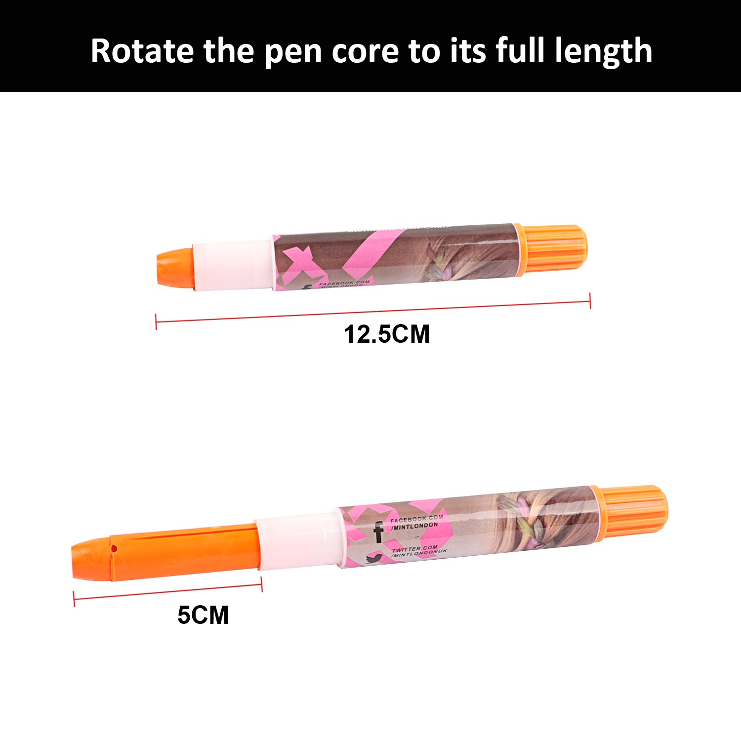 Temporary Bright Hair Chalk Set - XIAO MO GU 12 Colorful Hair Chalk Pens for All Hair Colors- Non-Toxic Portable Hair Coloring Chalk for Girls, Great Christmas Birthday Gifts Present for Girls